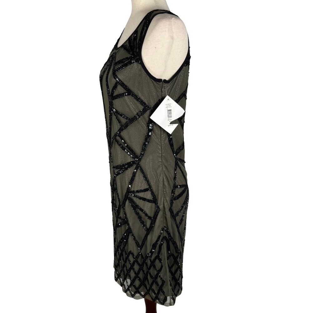 ✨ NWT Mark & James by Badgley Mischka Art Deco Sequin Dress | Size Small | $495 - Picture 7 of 14